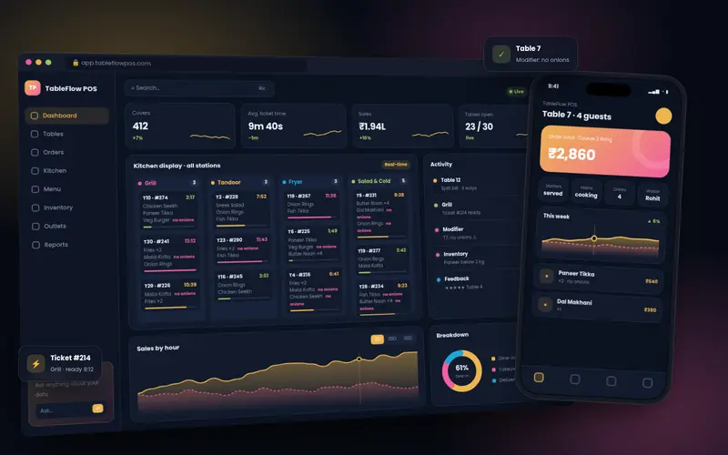 Restaurant POS Suite — Restaurants & Hospitality platform